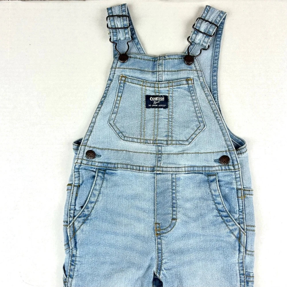 OshKosh B'gosh Light Wash Blue Jean Overalls